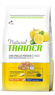 Trainer Natural Adult MINI - корм для собак дрібних порід (курка/рис) - 7 кг % Petmarket