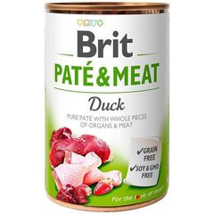 Brit PATE & MEAT Duck - консерви для собак (качка) - 400 г Petmarket