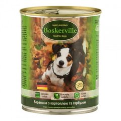 Baskerville БАРАНИНА з картоплею і гарбузом - консерви для собак - 800 г % Petmarket