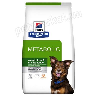 Hill's PD Canine METABOLIC - дієтичний корм для корекції ваги собак - 12 кг % Petmarket