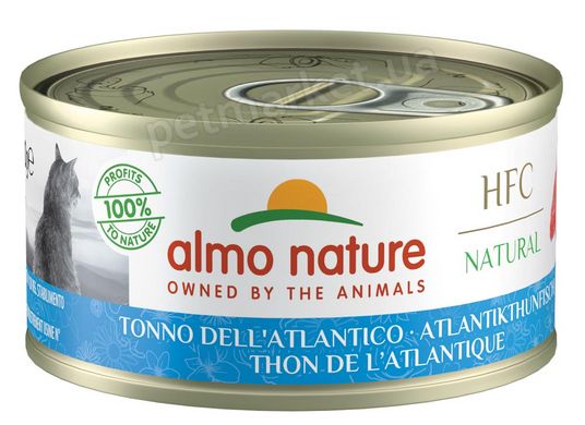 Almo Nature HFC Natural Атлантичний тунець вологий корм для котів - 150 г Petmarket