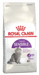 Royal Canin SENSIBLE 33 - корм для кішок з чутливим травленням - 2 кг + 4 паучі (консерви) Petmarket