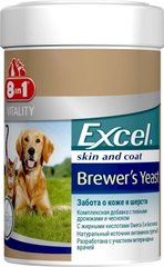8in1 Excel BREWER'S YEAST - вітаміни для шкіри та шерсті собак та котів - 1430 табл. % Petmarket