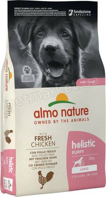 Almo Nature Holistic Puppy Large корм для цуценят великих порід (курка) - 12 кг % Petmarket