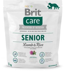 Brit Care SENIOR ALL BREED Lamb & Rice - корм для літніх собак усіх порід (ягня/рис) - 12 кг Petmarket