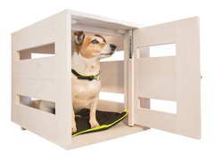 Ferplast DOG HOME Medium - дерев'яний будиночок для собак середніх і дрібних порід Petmarket