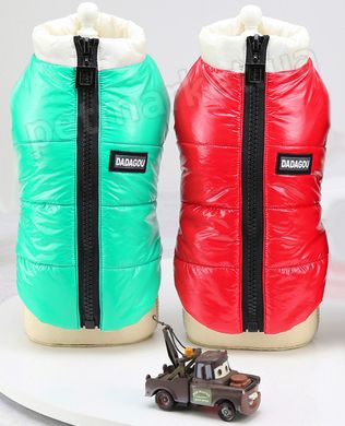 Dobaz Gloss тепла куртка для собак - XL, Зелений % Petmarket