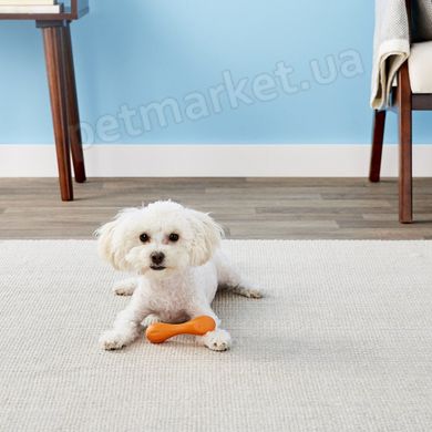 West Paw HURLEY Bone - Харлей Кістка - міцна іграшка для собак, 21 см, помаранчевий Petmarket
