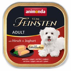 Animonda Vom Feinsten Adult Deer & yogurt - консерви для собак (оленина/йогурт), 150 г Petmarket