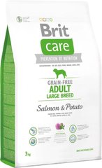 Brit Care Grain-free ADULT Large BREED - беззерновий корм для собак великих порід (лосось/картопля) - 12 кг Petmarket