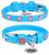 Collar WauDog GLAMOUR Стрази - шкіряний нашийник для собак - 21-29 см, Фіолетовий Petmarket