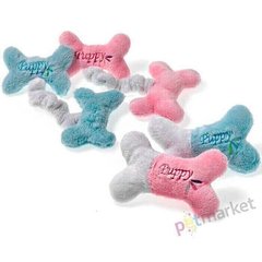 Flamingo PUPPY MINI BONES - плюшева іграшка для собак дрібних порід і цуценят Petmarket