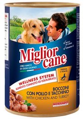 Migliorcane Курка/індичка консерви для собак - 1,25 кг Petmarket