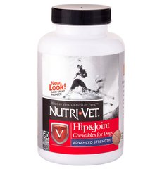 Nutri-Vet HIP & JOINT Advanced Strength Зв'язки та суглоби - добавка для собак - 90 табл. % Petmarket