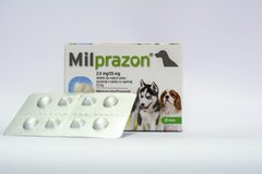 KRKA МІЛПРАЗОН - антигельмінтик для собак дрібних порід і цуценят вагою від 0,5 кг - 1 таблетка % Petmarket