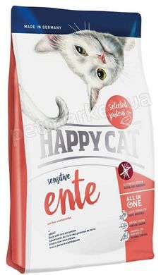 Happy Cat Sensitive Ente - корм для кошек с чувствительным пищеварением (утка) - 4 кг Petmarket