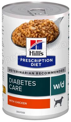 Hill's Prescription Diet W/D Digestive/Weight/Diabetes - лікувальний вологий корм для собак з надмірною вагою, ожирінням або діабетом Petmarket
