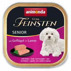 Animonda Vom Feinsten Senior Poultry & Lamb - консерви для старіючих собак (птиця/ягня), 150 г Petmarket