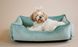 Harley and Cho DREAMER Velour Tiffany - лежанка для собак і котів - S 60x45 см %