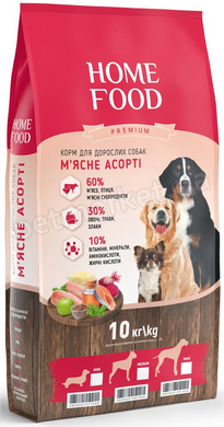Home Food Mini М'ЯСНЕ АСОРТІ - корм для собак малих порід - 10 кг Petmarket
