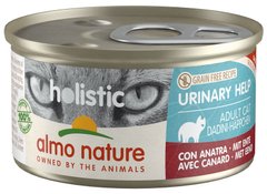 Almo Nature Holistic Urinary Help вологий корм профілактика сечокам'яної хвороби котів (качка), 85 г Petmarket