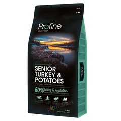 Profine Senior Turkey & Potatoes - корм для старіючих собак - 15 кг Petmarket