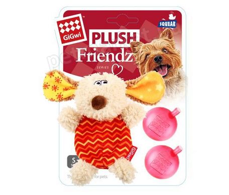 GiGwi Plush Friendz Собачка - м'яка іграшка для собак, 13 см Petmarket