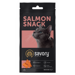 Savory - SNACK SALMON - ласощі зі смаком лосося для котів - 60г Petmarket