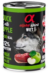 Alpha Spirit Duck & Green Apple - консерви для собак (качка/зелені яблука) - 400 г Petmarket