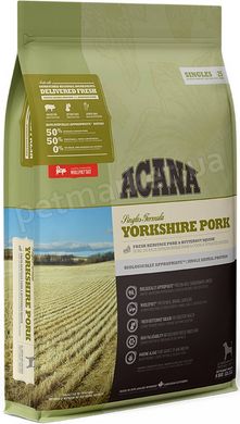 Acana Yorkshire Pork корм для собак та цуценят всіх порід (свинина) - 11,4 кг % Petmarket