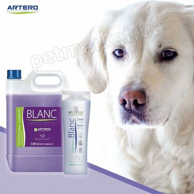 Artero BLANC - шампунь для білої та чорної шерсті собак і котів - 5 л % Petmarket