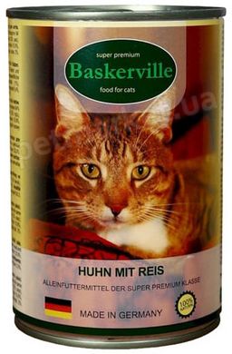 Baskerville КУРКА/РИС - консерви для котів - 400 г Petmarket