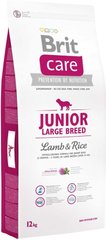 Brit Care JUNIOR Large BREED Lamb & Rice - корм для цуценят и молодих собак великих порід (ягня/рис) - 12 кг Petmarket
