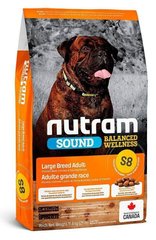 Nutram SOUND Large Breed - холістик корм для собак великих порід (курка/вівсянка) - 20 кг % Petmarket