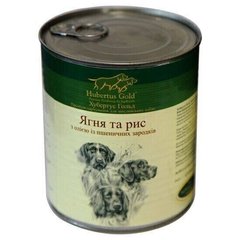 Hubertus Gold ЯГНЯ з рисом і маслом зародків пшениці - консерви для собак - 800 г % Petmarket