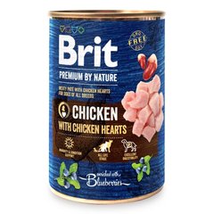 Brit Premium Chicken with Hearts влажный корм для собак (курица/сердце) - 800 г х6 шт. Petmarket