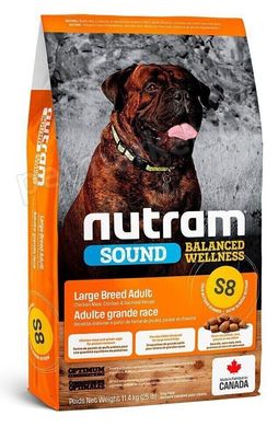 Nutram SOUND Large Breed - холістик корм для собак великих порід (курка/вівсянка) - 20 кг % Petmarket
