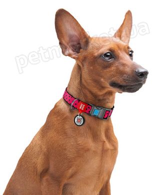 Collar WAUDOG Nylon Кавун - нейлоновий нашийник для собак - 31-49 см Petmarket