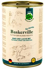 Baskerville Holistic ЯЛОВИЧИНА/ЛОСОСЬ - консерви для собак - 800 г % Petmarket