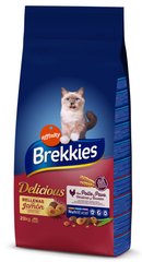 Brekkies Delicious Chicken & Turkey - корм с курицей и индейкой для кошек - 20 кг Petmarket