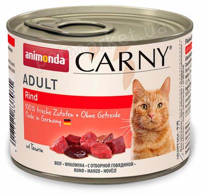 Animonda Carny Adult Beef - консерви для котів (яловичина), 400 г Petmarket