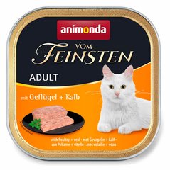 Animonda Vom Feinsten Adult Poultry & Veal - консервы для котов (птица/телятина) Petmarket
