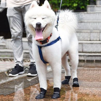 Lets Pet RAIN BOOTS - водонепроникні черевики для собак - M, Чорний Petmarket