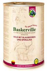 Baskerville Sensitive ОЛЕНИНА/ЧОРНИЦЯ - консерви для собак - 800 г % Petmarket