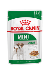 Royal Canin MINI ADULT - вологий корм для собак дрібних порід (шматочки у соусі) - 85 г % Petmarket