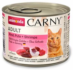 Animonda Carny Adult Beef & Turkey & Shrimps - консерви для котів (яловичина/індичка/креветки), 400 г Petmarket