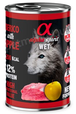Alpha Spirit Pork & Yellow Apple - консерви для собак (свинина/жовті яблука) - 400 г Petmarket