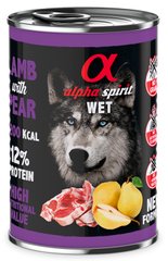 Alpha Spirit Lamb & Pear - консерви для собак (ягня/груша) - 400 г Petmarket