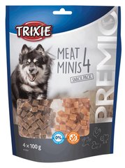 Trixie PREMIO 4 Meat Minis - ласощі для собак (курка/качка/яловичина/баранина) - 4 x 100 г Petmarket
