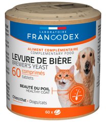 Francodex Brewer Yeast Dog & Cat - пивні дріжджі для собак та котів Petmarket